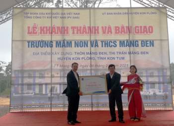 PV GAS tài trợ 12 tỷ đồng xây dựng trường học Kon Tum| - Ảnh 1.