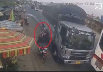 Danh tính tài xế xe tải vượt ẩu suýt lấy mạng người phụ nữ và 2 đứa trẻ ở Lâm Đồng - Ảnh 2.
