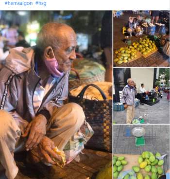 Đằng sau bức ảnh cụ ông bên đống trái cây ế là tấm lòng thơm thảo của người Sài Gòn: Ở đây người ta thương tui dữ lắm - Ảnh 1.
