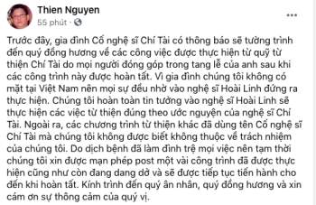 Giữa lúc Hoài Linh dính lùm xùm liên quan tới 14 tỷ đồng từ thiện, anh trai cố NS Chí Tài nói một câu thấm thía - Ảnh 1.