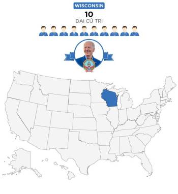 Ông Biden thắng cả Wisconsin và Michigan, được 264 phiếu đại cử tri - Ảnh 16.