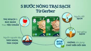 Gerber ra mắt sản phẩm bột Gerber Organic, khẳng định cam kết luôn theo đuổi chất lượng tối ưu cho trẻ nhỏ - Ảnh 3.