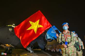 Đoàn quân mũ nồi xanh về từ Nam Sudan - Ảnh 3.