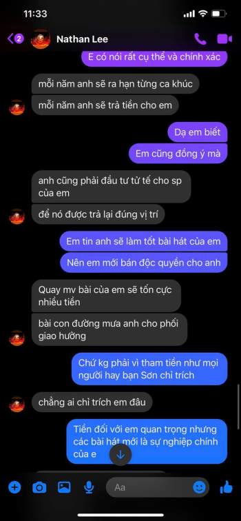  Biến mới: Nathan Lee đã mua độc quyền vô thời hạn nhạc Nguyễn Văn Chung trên mọi lãnh thổ, Cao Thái Sơn chính thức mất trắng loạt hit - Ảnh 5.