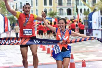 Cặp đôi nhà vô địch ở giải chạy Phu Quoc WOW Island Race 2021: Cung đường đạt 9/10 về độ đẹp, còn độ lãng mạn phải 11/10 - Ảnh 6.
