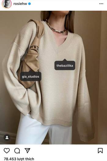 Rosie Huntington-Whiteley khoe phong cách cùng mẫu túi của NTK Lâm Gia Khang, còn có tâm tag hẳn thương hiệu - Ảnh 2.