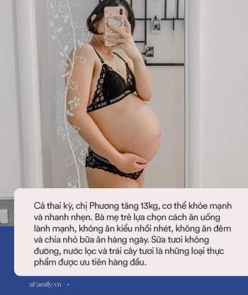 Mẹ 9x mang thai không tăng cân nhiều mà sinh con rất 