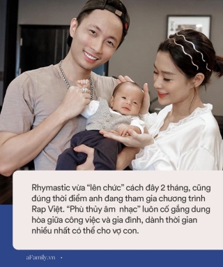 Ở Rap Việt là giám khảo quyền lực, Rhymastic và JustaTee phiên bản bố bỉm sữa lại siêu đáng yêu, chăm con khéo mà 