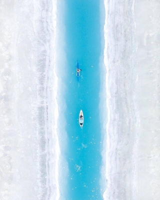 Địa điểm nơi Vũ Khắc Tiệp “mượn ảnh” để đăng lên Instagram: Hồ muối “ảo diệu” nhất nước Mỹ, khách du lịch check-in nườm nượp - Ảnh 6.