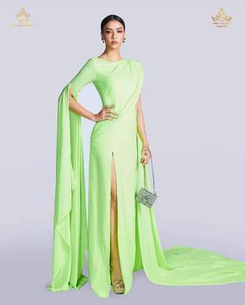 Miss Universe 2020: Hoa hậu Thái Lan bị đạp rách váy vì mặc 'lồng lộn', cố tình đi chậm chụp ảnh Ảnh 4