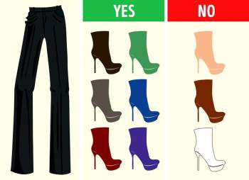 Mách bạn cách chọn màu giày kết hợp hoàn hảo với màu quần áo Ảnh 3