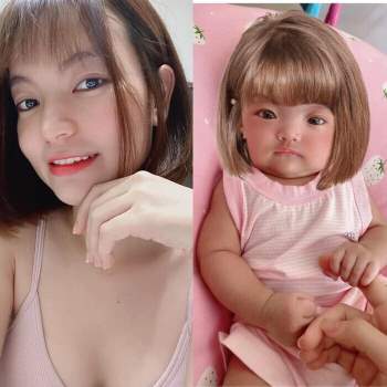 Hết chế tóc giả, vợ Mạc Văn Khoa chuyển sang dùng kẹp tóc làm điệu cho con gái Ảnh 7