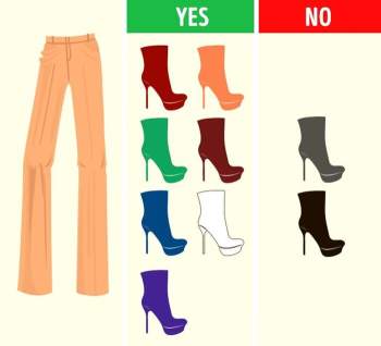 Mách bạn cách chọn màu giày kết hợp hoàn hảo với màu quần áo Ảnh 5