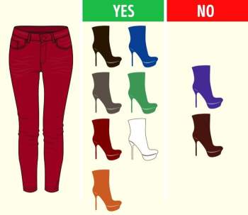 Mách bạn cách chọn màu giày kết hợp hoàn hảo với màu quần áo Ảnh 9