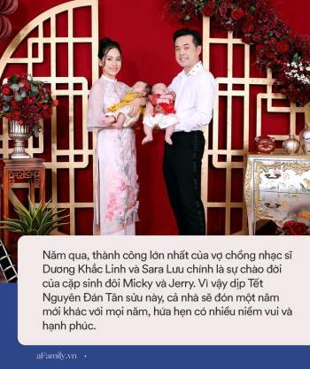 Sara Lưu tiết lộ năm qua cặp sinh đôi chào đời như trở thành thiên thần hộ mệnh của ba mẹ, Tết này sẽ rực rỡ hơn năm trước rất nhiều - Ảnh 7.