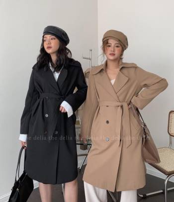 9 mẫu áo trench coat 