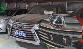 Cục CSGT: ‘Xe Lexus 570 gắn biển xanh 80A-6666X ở Tân Sơn Nhất là biển số giả’ - ảnh 1