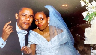 Michelle Obama: Chọn chồng như chọn đồng đội chơi bóng rổ. Hôn nhân khó khăn không đồng nghĩa với bỏ cuộc - Ảnh 2.