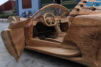 Ông bố 9X Việt Nam khiến thế giới ngưỡng mộ vì siêu xe Bugatti Centodieci bằng gỗ dành tặng con trai - Ảnh 8