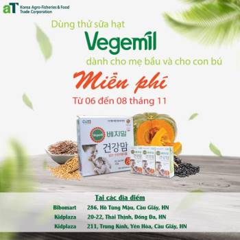 Dùng thử sữa hạt Vegemil cho mẹ dáng thon, con luôn khỏe - 1