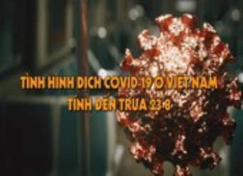 Tình hình dịch COVID-19 ở Việt Nam tính đến trưa 23-8