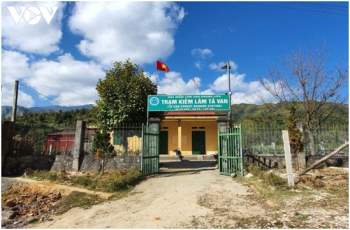 Trạm kiểm lâm Tả Van (Sa pa) nơi có 2 kiểm lâm viên vừa bị tạm đình chỉ công tác vì để lâm tặc chặt phá Vườn quốc gia Hoàng Liên.