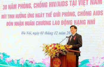 Phó Thủ tướng Trương Hòa Bình: Tin tưởng Việt Nam sẽ chấm dứt cơ bản đại dịch AIDS vào năm 2030 - Ảnh 1.