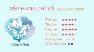 Tu vi 12 cung hoang dao - Tu vi ngay 2492020 - Bao Binh