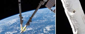 Trạm vũ trụ quốc tế ISS bị hư hỏng sau va chạm với mảnh rác nhỏ