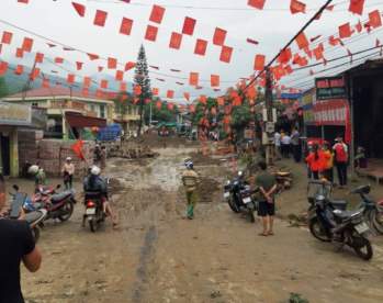 Lào Cai và 1 số tình thành cần nhanh chóng khắc phục hậu quả của mưa lũ, sạt lở đất. Ảnh: Cổng TTĐT Lào Cai