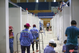 Những hình ảnh mới nhất từ bệnh viện dã chiến 1.000 giường bệnh ở Đà Nẵng - ảnh 15