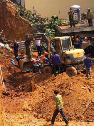 Xác định danh tính 4 nạn nhân Tu vong vụ sập công trình thi công ở Phú Thọ