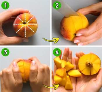 cắt gọt hoa quả, cách gọt hoa quả, cách thái rau củ, kiến thức