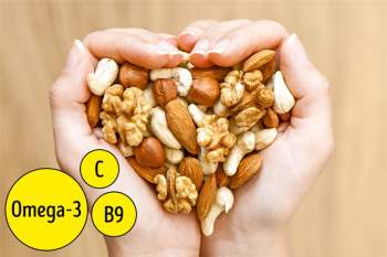 Quả hạch rất giàu axit béo omega-3, kẽm và vitamin E. (Ảnh: © depositphotos.com)
