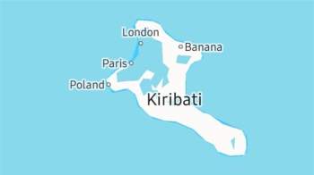 Những thành phố có tên gây chú ý ở Kiribati.