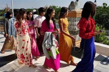 miến điện, váy ống, Myanmar