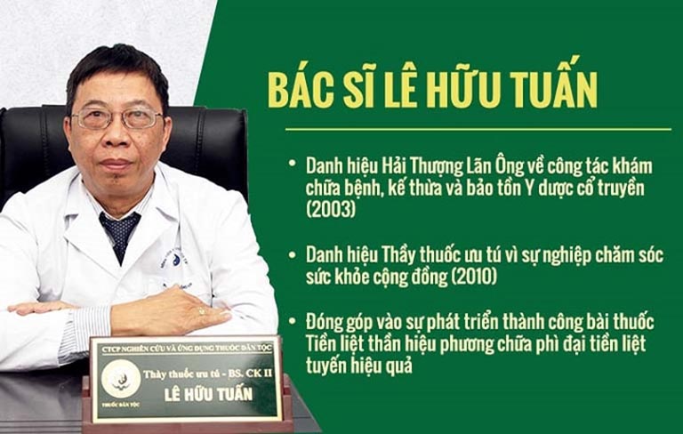 Bác sĩ Lê Hữu Tuấn - Một trong những chuyên gia hàng đầu trong lĩnh vực YHCT
