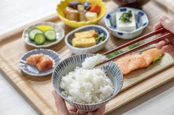 Một bữa cơm thường ngày của người Nhật.