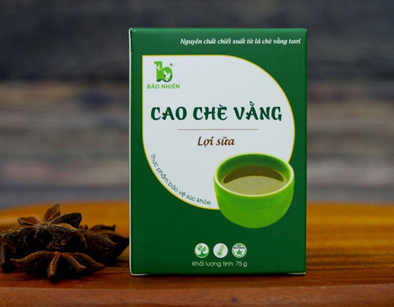 cao chè vằng lợi sữa giảm cân