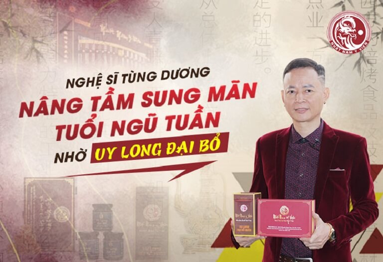 Diễn viên Tùng Dương nâng tầm sung mãn với Uy Long Đại bổ