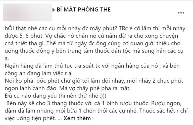 Phản hồi trên mạng xã hội về bài thuốc