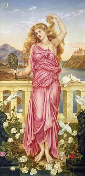 Bức vẽ Helen của Evelyn De Morgan năm 1898.