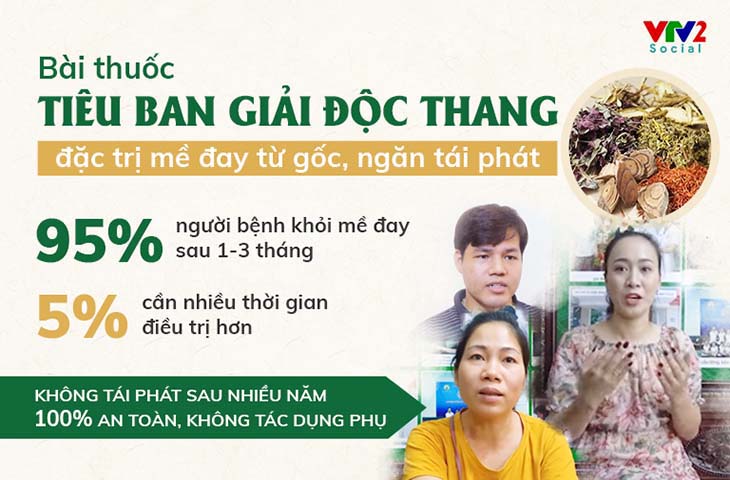 Bài thuốc Tiêu ban Giải độc thang mang lại hiệu quả cao trong điều trị mề đay