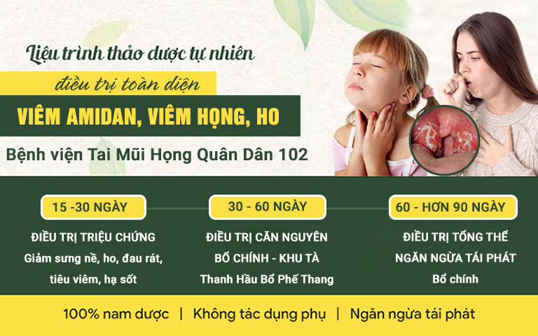 Liệu trình điều trị viêm họng Quân Dân hiệu quả toàn diện