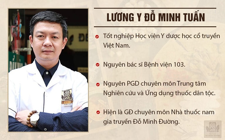 Thông tin công tác của lương y Đỗ Minh Tuấn