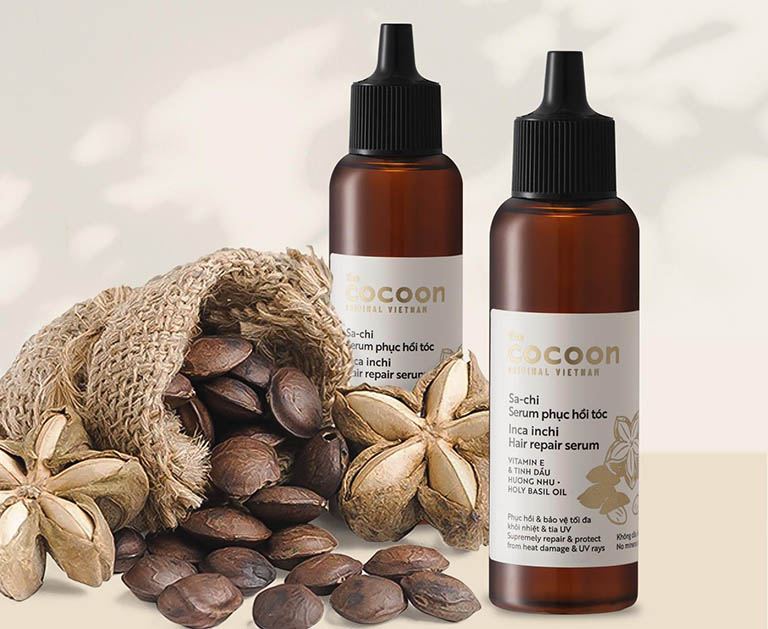 Serum hỗ trợ phục hồi tóc Cocoon Sachi