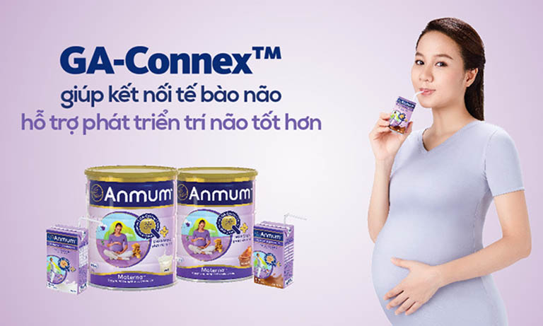 Hệ dưỡng chất đột phá GA-Connex có trong Anmum giúp mẹ có thể nhanh chóng phục hồi sức khỏe sau thời kỳ sinh nở khó khăn