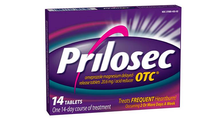 Thuốc chữa trào ngược dạ dày Prilosec OTC 