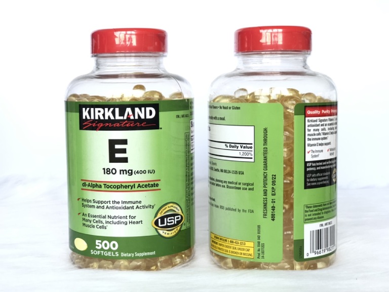 Viên uống Kirkland Vitamin E 400 IU