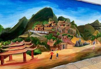 Rực rỡ con đường tranh bích họa tại Ninh Hải, Ninh Thuận